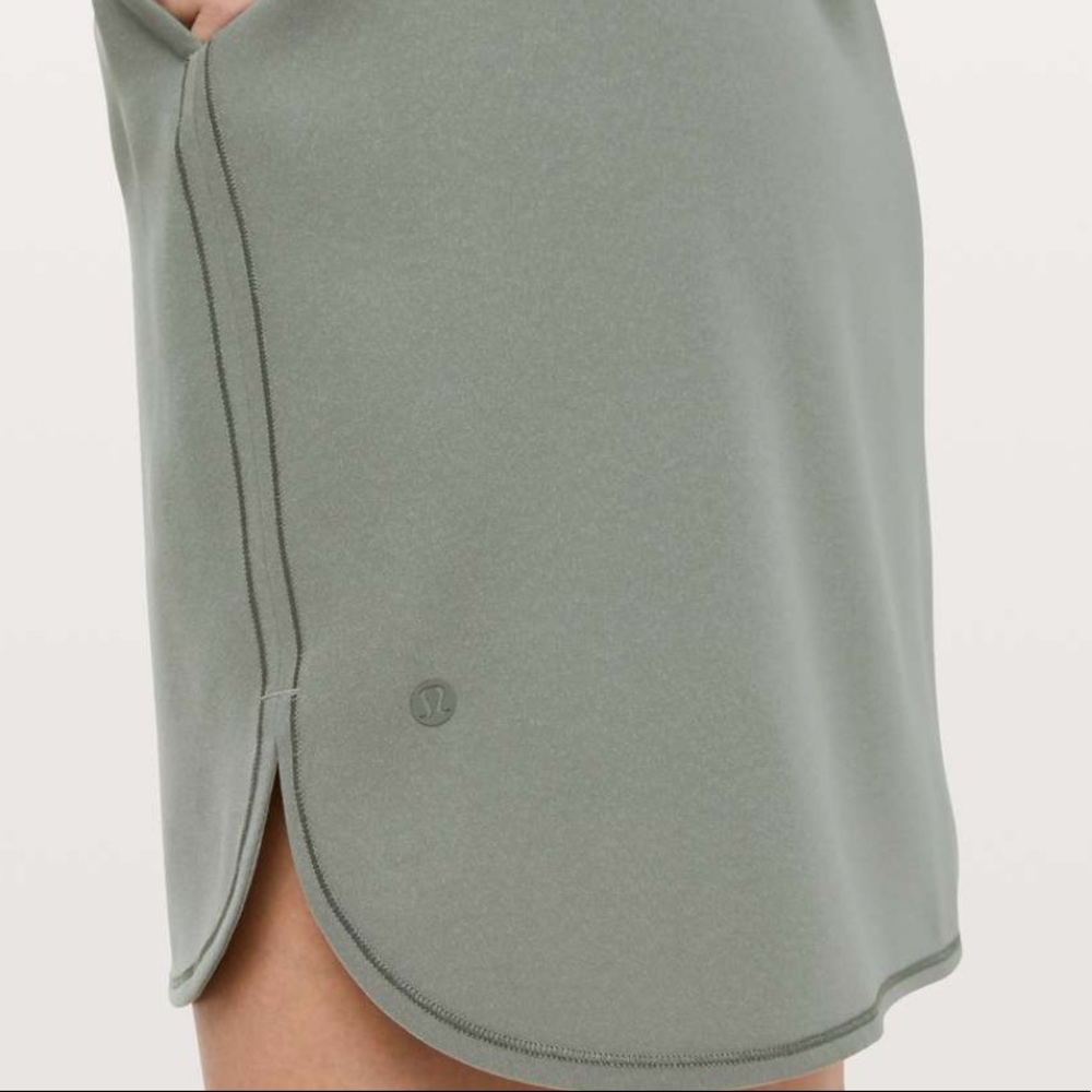 Lululemon on the fly skirt grey sage green nwt - Picture 3 of 7